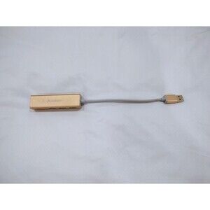 Azaker 3-Port USB 3.0 Aluminum Portable Data Hub w Gigabit Ethernet Port Adapter